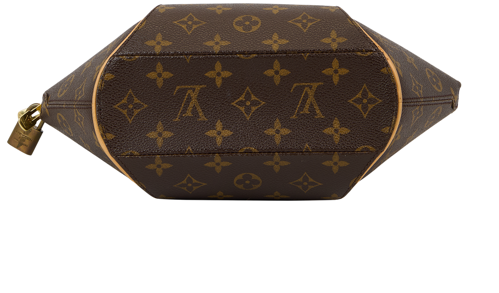 Ellipse PM, &pound;850, Handbags, Brown, Coated Canvas, Top view